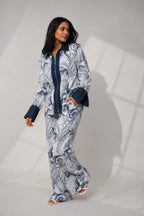 WOMEN'S OCEAN BLOOM PRINTED CO-ORD SET